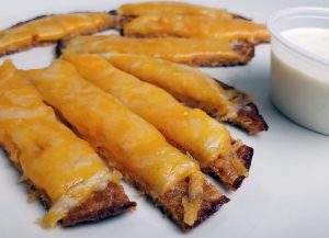 Keto Cheese Sticks on Low Carb Cauliflower Crust